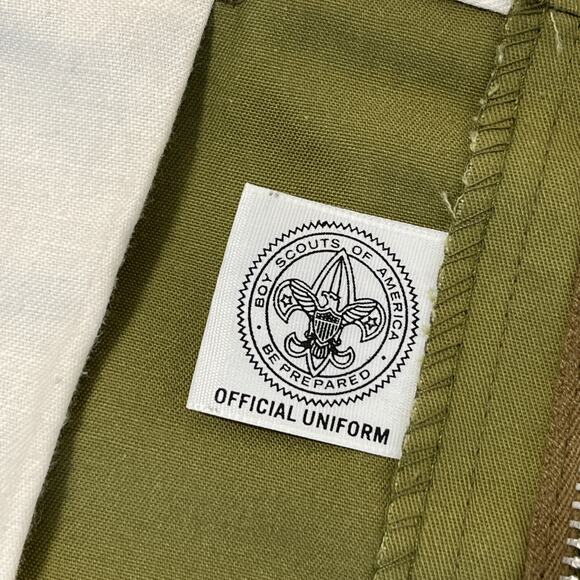 Boy Scouts Pants Mens 36x28 Olive Scouting Chino BSA Uniform - Picture 6 of 10